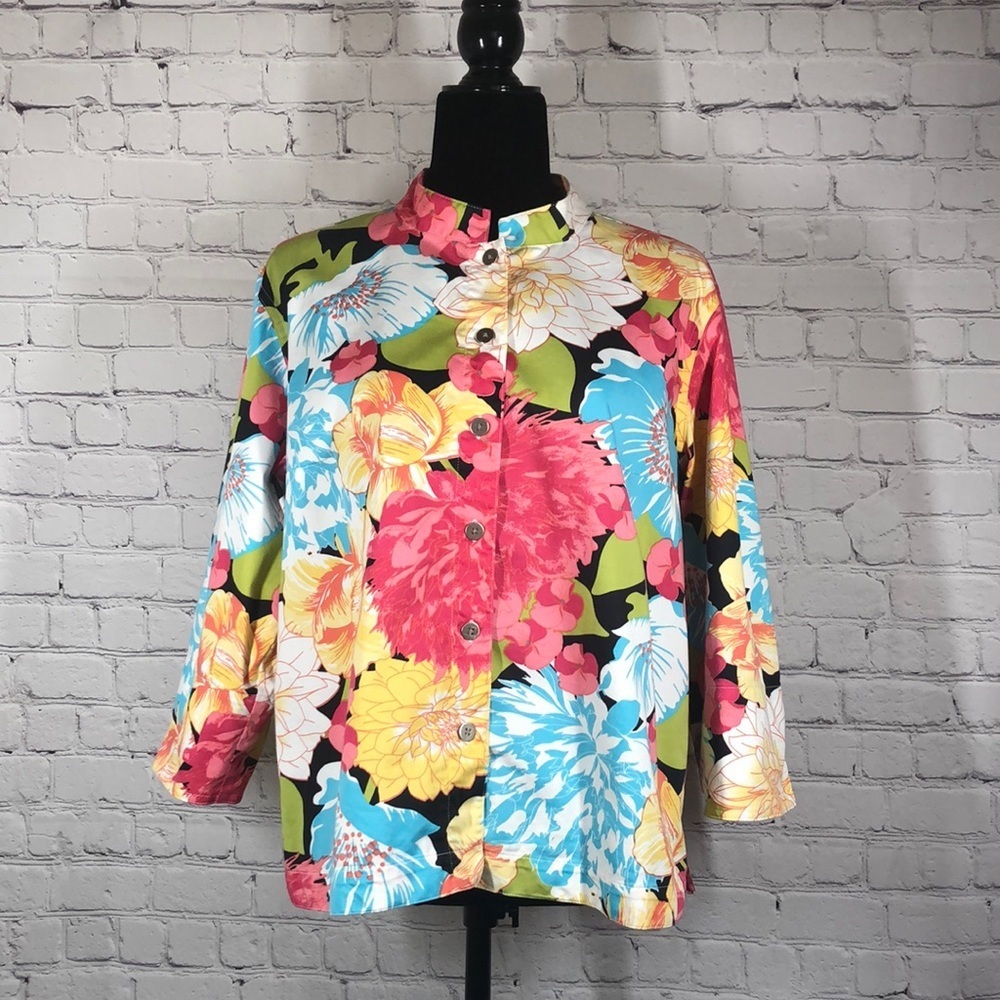 French Laundry top floral